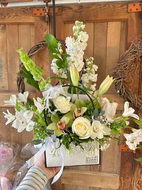 Flowers delivered to customer