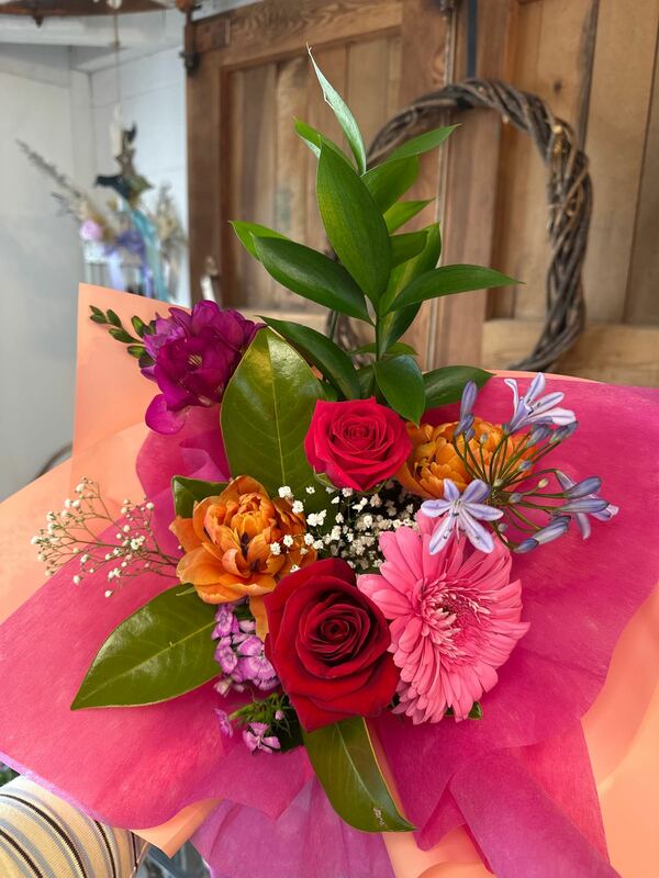 Flowers delivered to customer