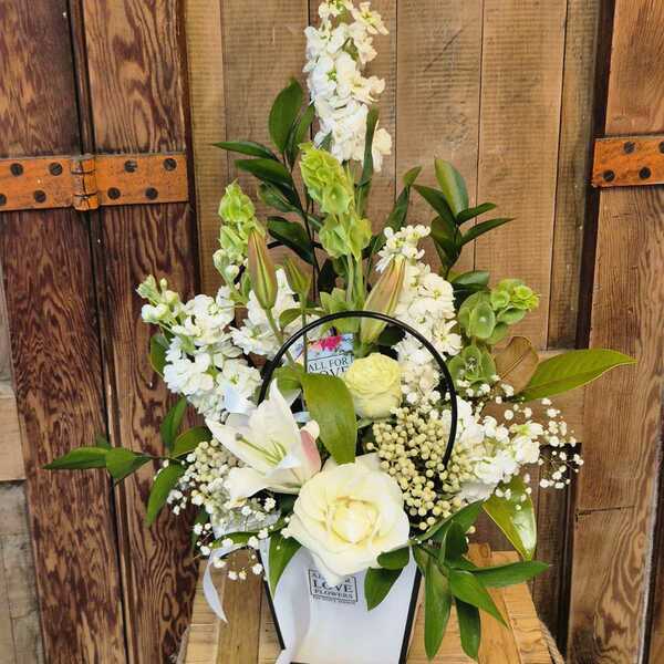 Flowers delivered to customer