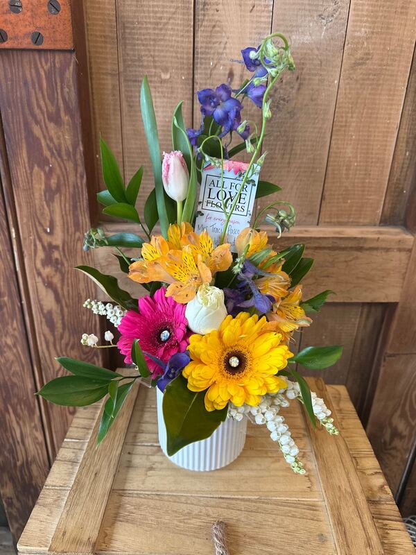 Flowers delivered to customer