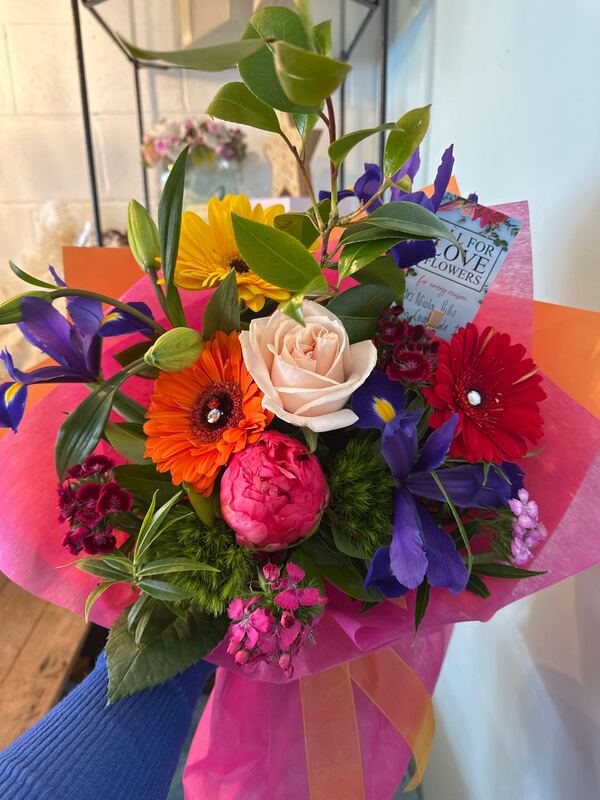 Flowers delivered to customer