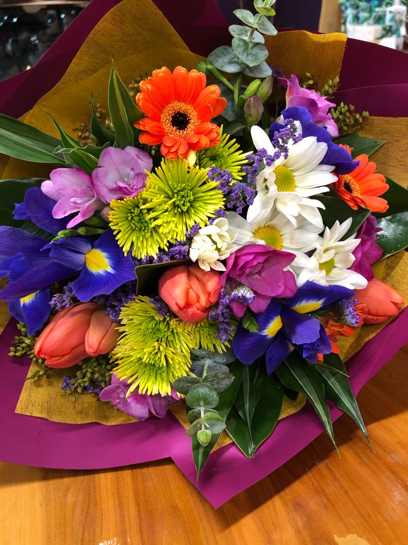 Flowers delivered to customer