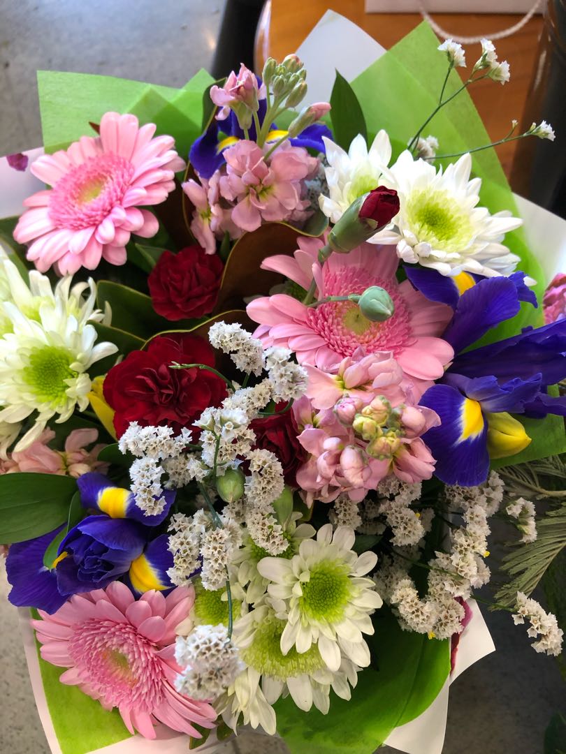 Flowers delivered to customer