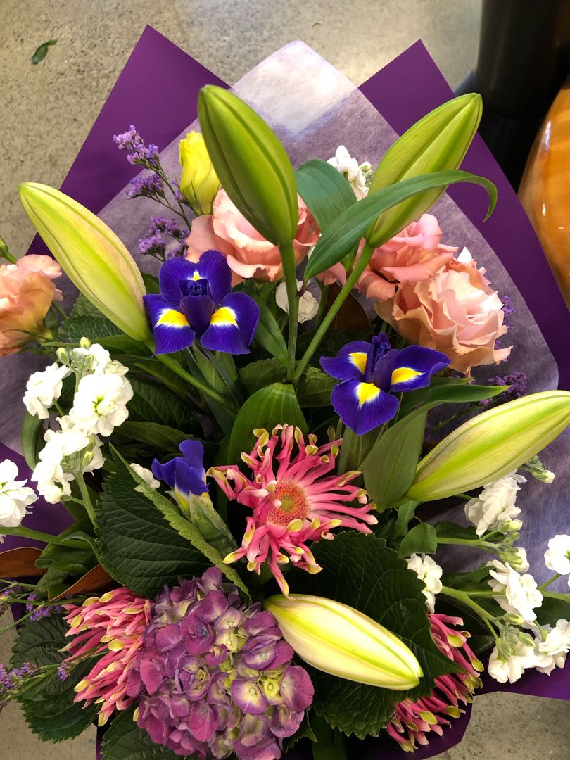 Flowers delivered to customer