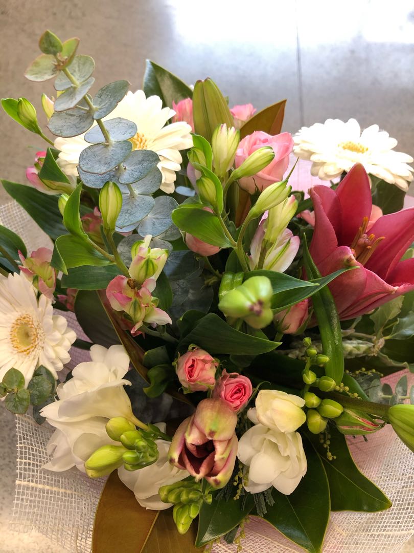 Flowers delivered to customer