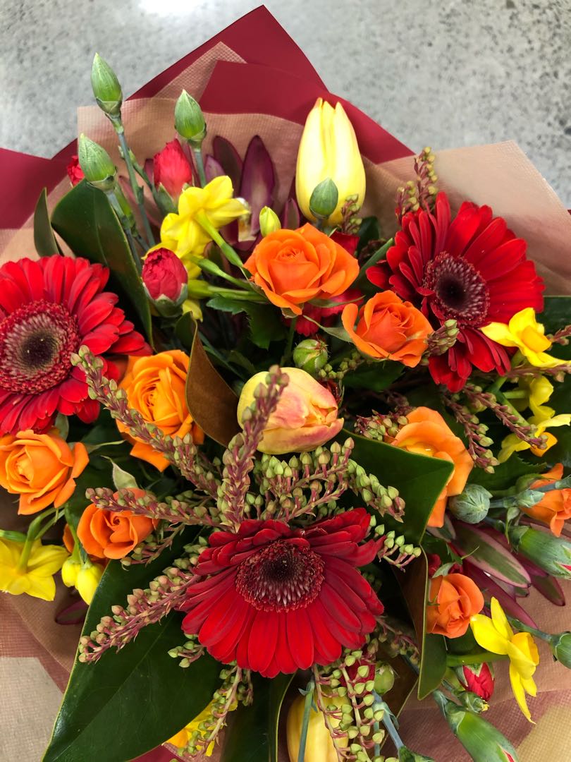 Flowers delivered to customer
