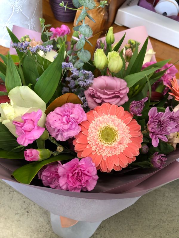 Flowers delivered to customer