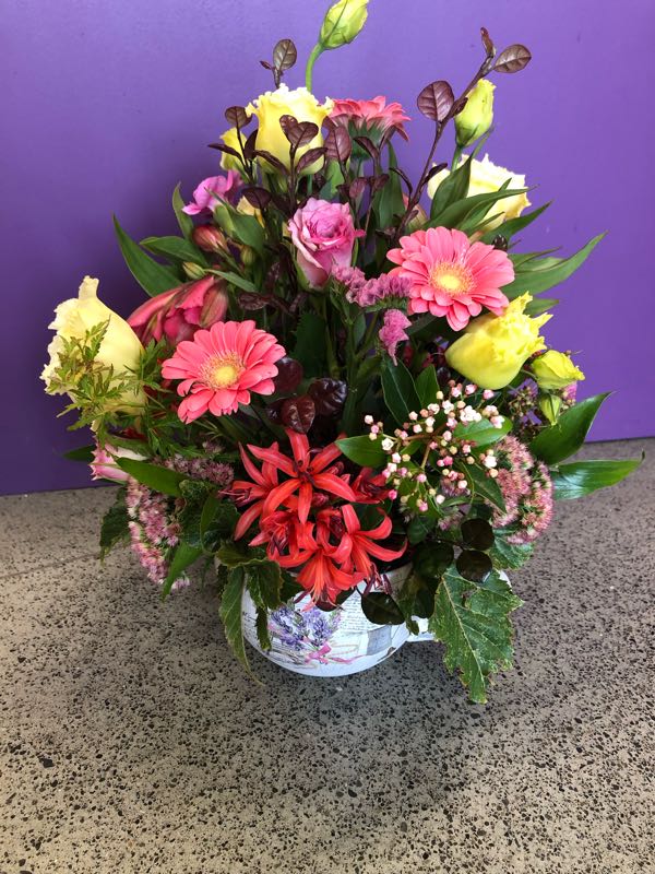 Flowers delivered to customer