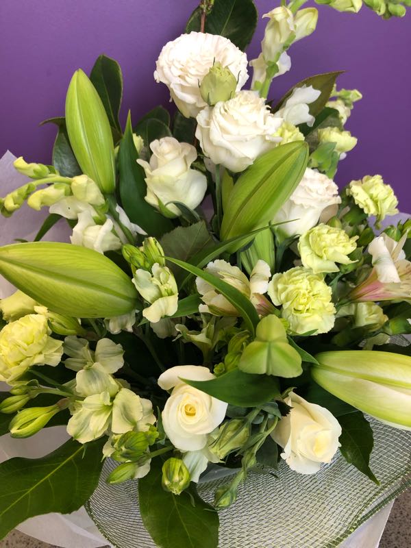 Flowers delivered to customer